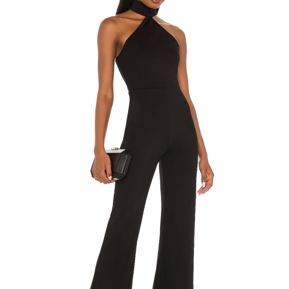 Amanda Uprichard Queens Jumpsuit in Black